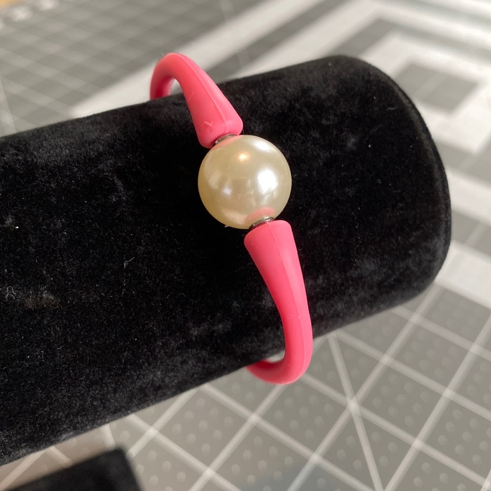 Waterproof Swim Pearl Pink Bracelet Mermaids Jewelry
